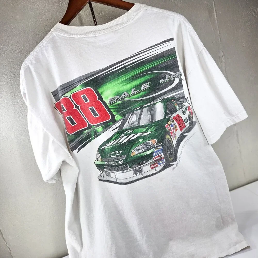 Vintage Dale Earnhardt Jr 88 AMP Energy NASCAR T-Shirt XL Double Sided Chase